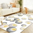 thumbnail image 3 of Living Room Rug 80 cm x 160 cm Geometric Design with Rubber Backing and Medium-Pile Microfiber Construction, 3 of 9