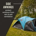 thumbnail image 6 of Coleman 8-Person Carlsbad Dark Room Dome Camping Tent with Screen Room, 6 of 8