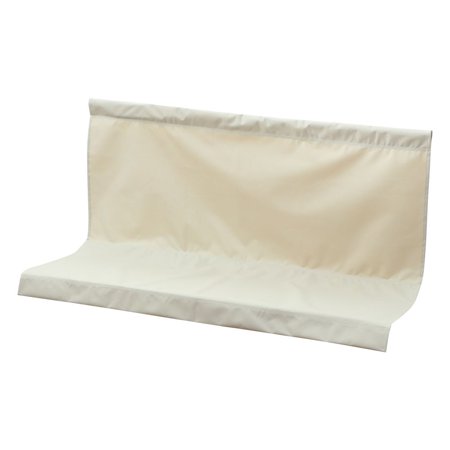 2/3 Seater Durable Patio Garden Replacement Bench Seat Cover Swing Chair Covers Backrest Guard Hammock Shield BEIGE 115CM X 48CM X 48CM