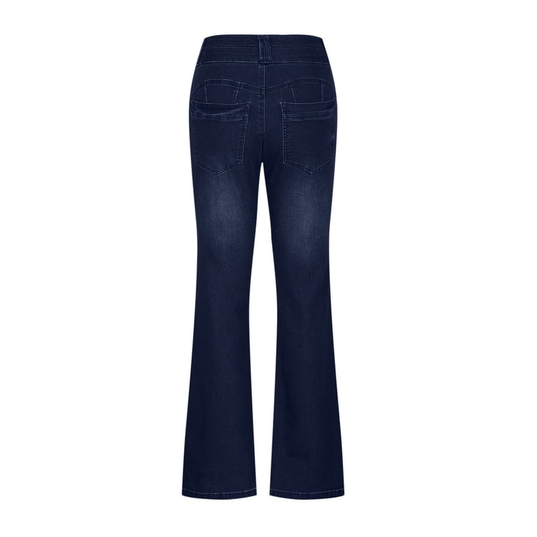 XFLWAM Bell Bottom Jeans for Women High Waisted Classic Flared