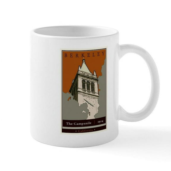 CafePress - Berkeley Mug - 11 oz Ceramic Mug - Novelty Coffee Tea Cup