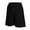 Black, variant on Mens Basketball Mesh Shorts Solid Color Breathable Quick Dry Athletic Training Gym Workout Casual Sports Shorts,Navy,L
