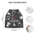 thumbnail image 6 of Fotbe I Love Coffee Pattern Car Seat Covers for Babies, Nursing Breastfeeding Cover Infant Carseat Canopy, Soft Stretchy Carrier Cover, 6 of 9