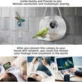 thumbnail image 6 of Smart Bird Feeder with Camera, Outdoor Hanging Bird Feeder, 1080P HD Night Vision WiFi Camera, Remote Bird Watching Feeder for Bird Lovers, Creative Gift for Bird Watchers, 6 of 7
