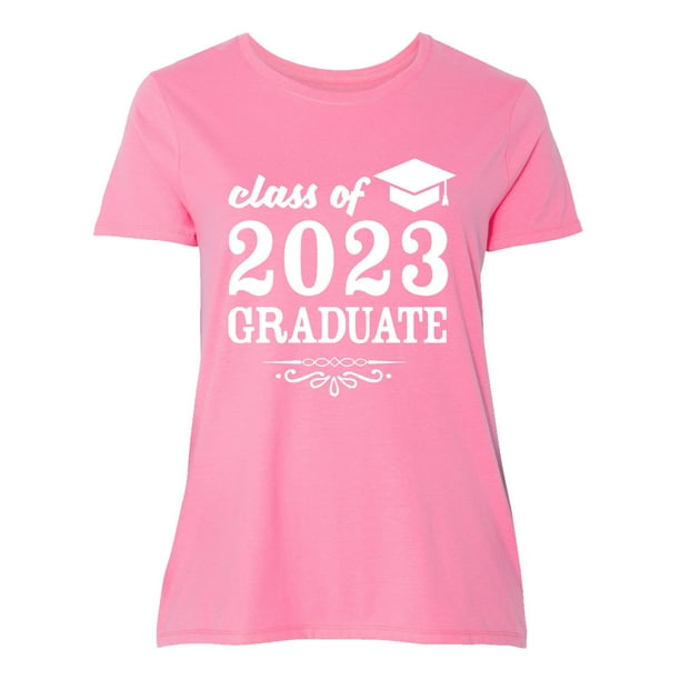 INKtastic - Class of 2023 Graduate with Graduation Cap Women's Plus ...