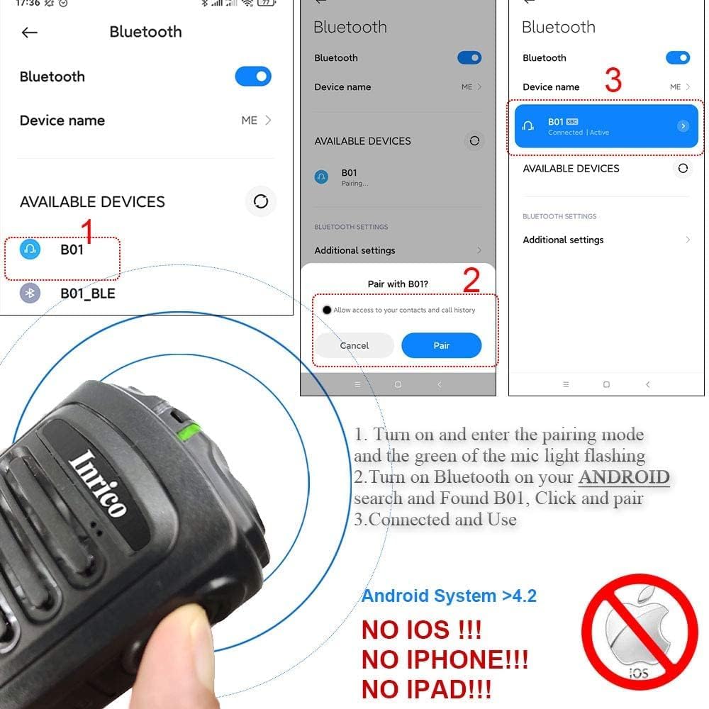 Inrico B01 Wireless Microphone