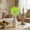 Green-GN-clearacne, variant on WWG Easter Hydrangea Cuttings Artificial Flower Branches, Set of 1 Pink White Orange Green Plastic Stems for Vase Tabletop and Party Arrangements
