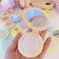 thumbnail image 3 of Sanrio Accessories HelloKitty Folding Massage Small Comb Candy Color Melody Kuromi Cinnamoroll Anime Air Folding Mirror Gift, 3 of 22