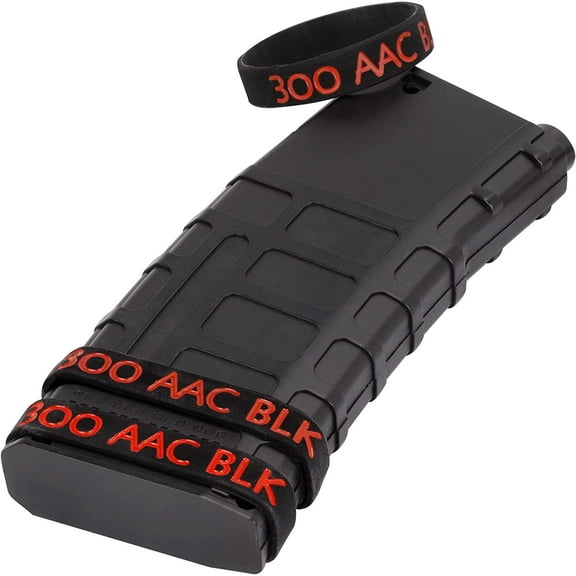 300 Blackout Magazine Marking Bands, 10 Pack 300 AAC BLK 7.62 X 35 mm