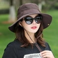 thumbnail image 2 of Sun Hat for Men/Women, Wide Brim Bucket Hat Foldable Boonie Hat for Fishing Hiking Garden Safari Beach, 2 of 9