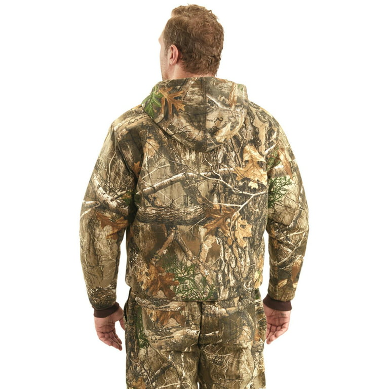 HUNTRITE Mens Camo Hunting Jacket Insulated Cold Weather Camouflage Hunting  Clothes 