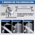 thumbnail image 3 of Regaderas para Baño de Lluvia de Alta Presión, Set de 10'' Cabeza de Ducha de Alta Presion, Regaderas para Baño con 5 Modos Regadera de Mano Brazo de Extensión de 12'' Soporte y Manguera etc, 3 of 7
