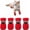 Red, variant on Dog Shoes for Small Dogs, Puppy Dog Boots & Paw Protector for Winter Snowy Days, Anti-Slip Sole Dog Booties for Indoor Hardwood Floor 4PCS (Black, Size: 5)