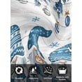 thumbnail image 7 of Blue Gnomes Christmas Cloth Napkins Set of 4 Reusable Dinner Napkins, Xmas Ball Snowflake Gifts Botanical Wooden Cocktail Napkin Washable Table Napkins for Wedding/Holiday Party/Baby Shower 20"x20", 7 of 7