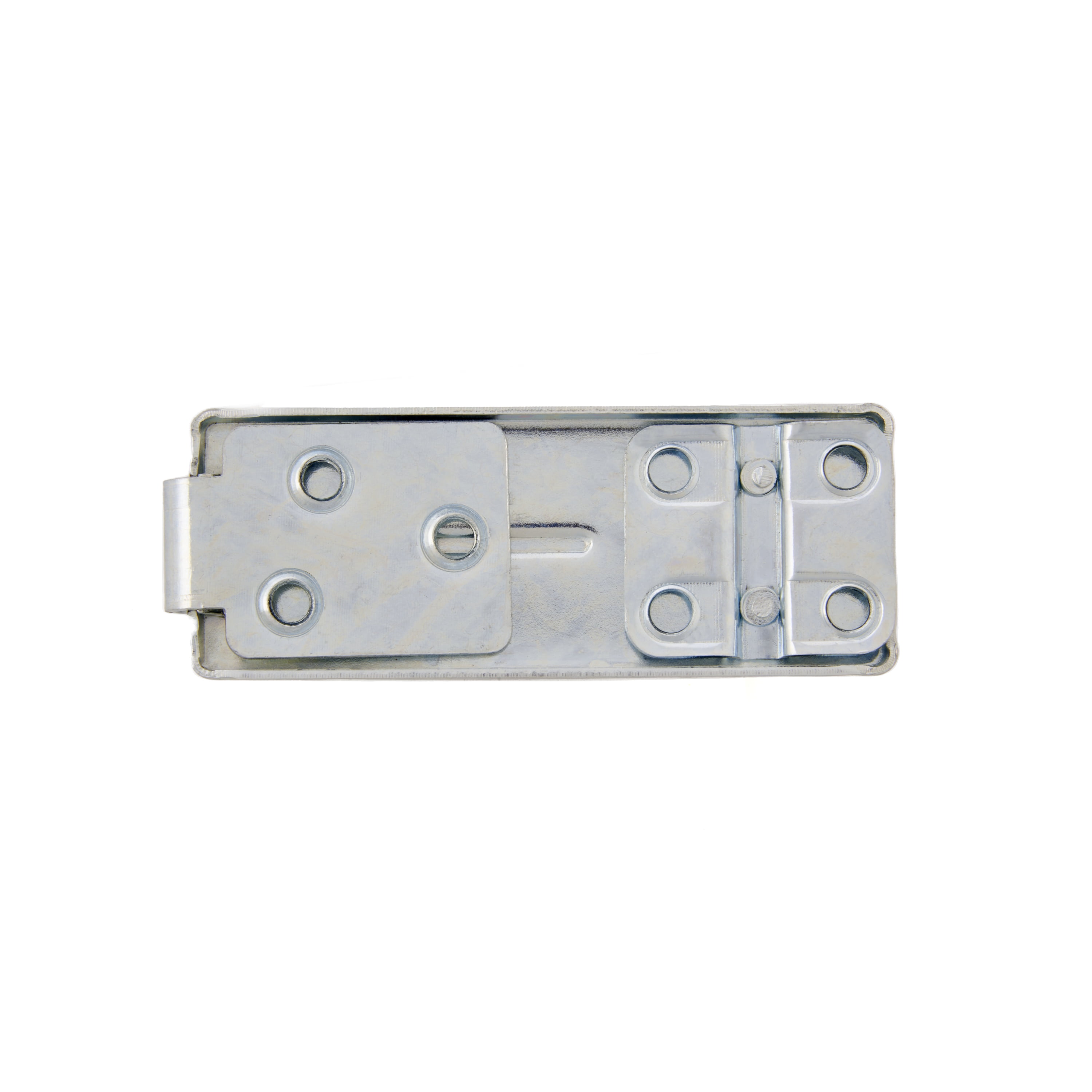 Brinks Zinc-Coated Fixed Staple Hasp with Hardened Steel Loop, 4.5 inch