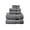 Charcoal, variant on Gracie Mills Forrest Splendor 1000gsm Cotton 6 Piece Towel Set - GRACE-12492