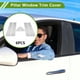 thumbnail image 2 of Moldura de Ventana de Pilar de Puerta Unique Bargains para Chevy Silverado 2019-2024 Tono Plateado Sticker Antirrayones para Cubrir los Postes de Pilar 6 Piezas, 2 of 7