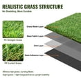 thumbnail image 4 of VEVOR Artifical Grass, 3 x 5 ft Rug Green Turf, 1.38" Fake Door Mat Outdoor Patio Lawn Decoration, Easy to Clean with Drainage Holes, Perfect For Multi-Purpose Home Indoor Entryway Scraper Dog Mats, 4 of 9
