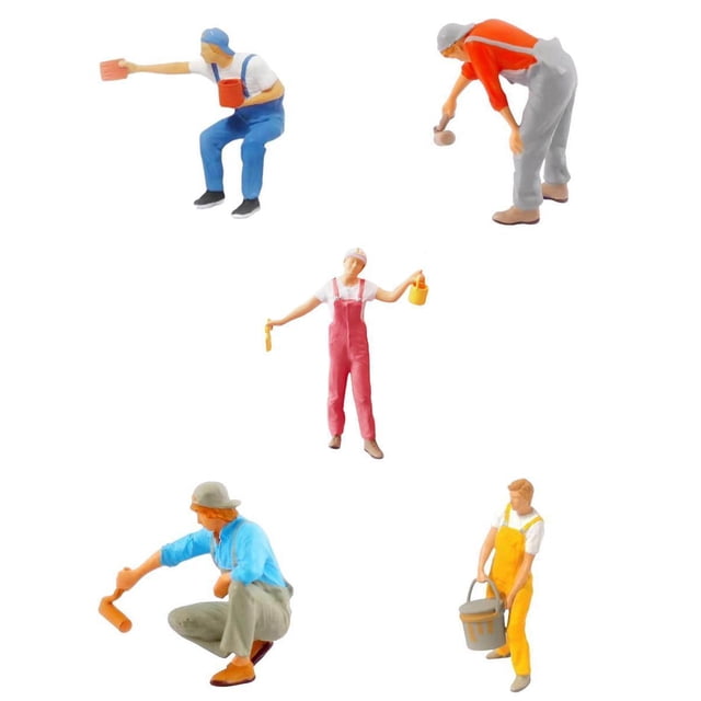 Figuras De Personas En Miniatura Sunnimix 1:87 Pa Acceso De Diseño De