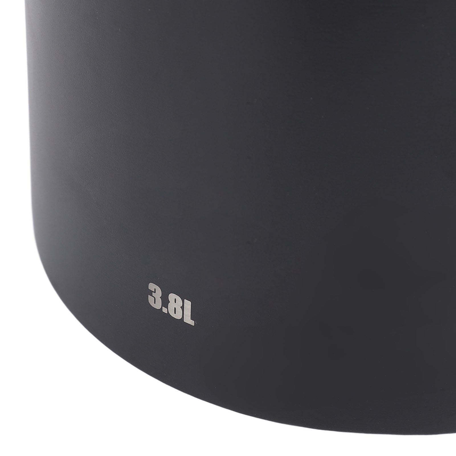 Nieyigj 1 Gallon (3.8L) Stainless Steel Sports Water Bottle Double Wall Vacuum Insulated Large Jug with Handle for Outdoor Camping Workouts Gym Hiking - Black
