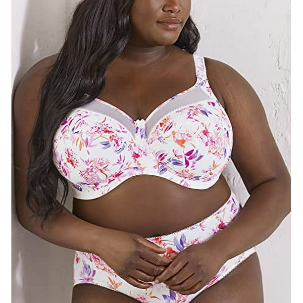 Goddess Women's Plus Size Kayla Underwire Banded Bra, Summer Bloom, 36L 
