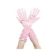 thumbnail image 1 of Guantes de ópera largos de satén brillante INSPIRE CHIC para mujer, con pliegues, de dedo completo, talla única, color rosa, 1 of 6