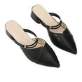 thumbnail image 1 of Zapatillas De Tacón Sandalias De Tacón Suela De Goma Elegante Transpirable Punta Fina Para Trabajo De Oficina ANGGREK Otros, 1 of 7
