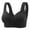Black, variant on Lace Bras for Women Back-Smoothing Bra Feature V-Neck Demi & Balconette Bra Style W-517 Front Closure Closure Lace Push Up Bras Beige XXL