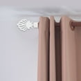 thumbnail image 4 of FESTFENDS Curtain Rod Cover White Metal End Caps Decorative Finials for Home Window Decoration, 4 of 8