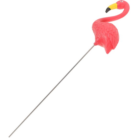 Toyvian Realistic Red Resin Flamingo Statue for Yard, Garden, Home, Office & Outdoor Decor, Lawn Ornament