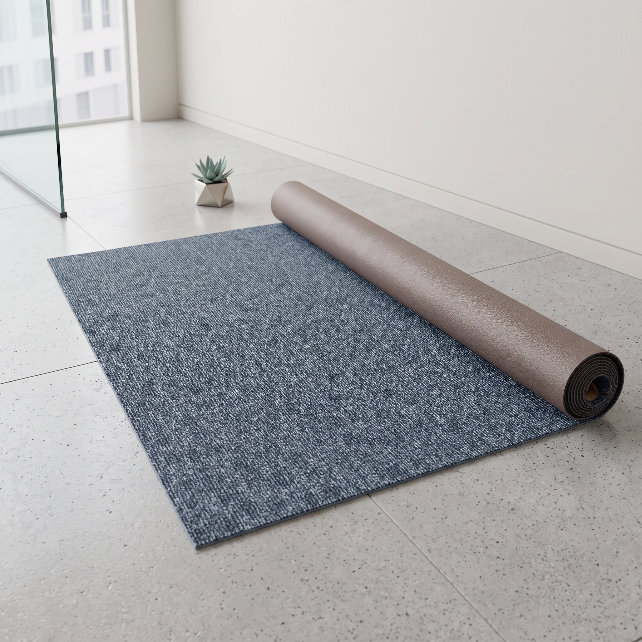 Boat Carpet Rugs Indoor Outdoor Rugs for Patio Deck Anti-Slide TPR Water-Proof Back Cut Outdoor Marine Carpeting Easy Clean Outdoor Carpet Roll, 6 ft x 13.1ft