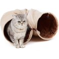 thumbnail image 3 of Jouets de Tunnel de Chat avec 2 Trous pour Explorer 120x25cm, 3 of 5