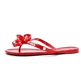 thumbnail image 2 of LAVRA Womens Stud Bow Sandals Summer Jelly Flip Flop, 2 of 4