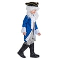 thumbnail image 2 of Dress Up America Colonial Patriot Costume for Kids - Comes with Hat and Wig, Blue | Boys, 2 of 4