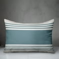 thumbnail image 2 of Creative Products Sea Glass and White Farmhouse Stripe 14x20 Spun Poly Pillow, 2 of 2