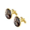 thumbnail image 2 of Elk Stylish Dress Shirt Cufflinks Set Made of Stainless Steel for Formal Events, 2 of 6