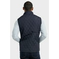 thumbnail image 3 of Men's Full-Zip Diamond Quilted Lightweight Padded Puffer Thin Vest Jacket Outwear, 3 of 3