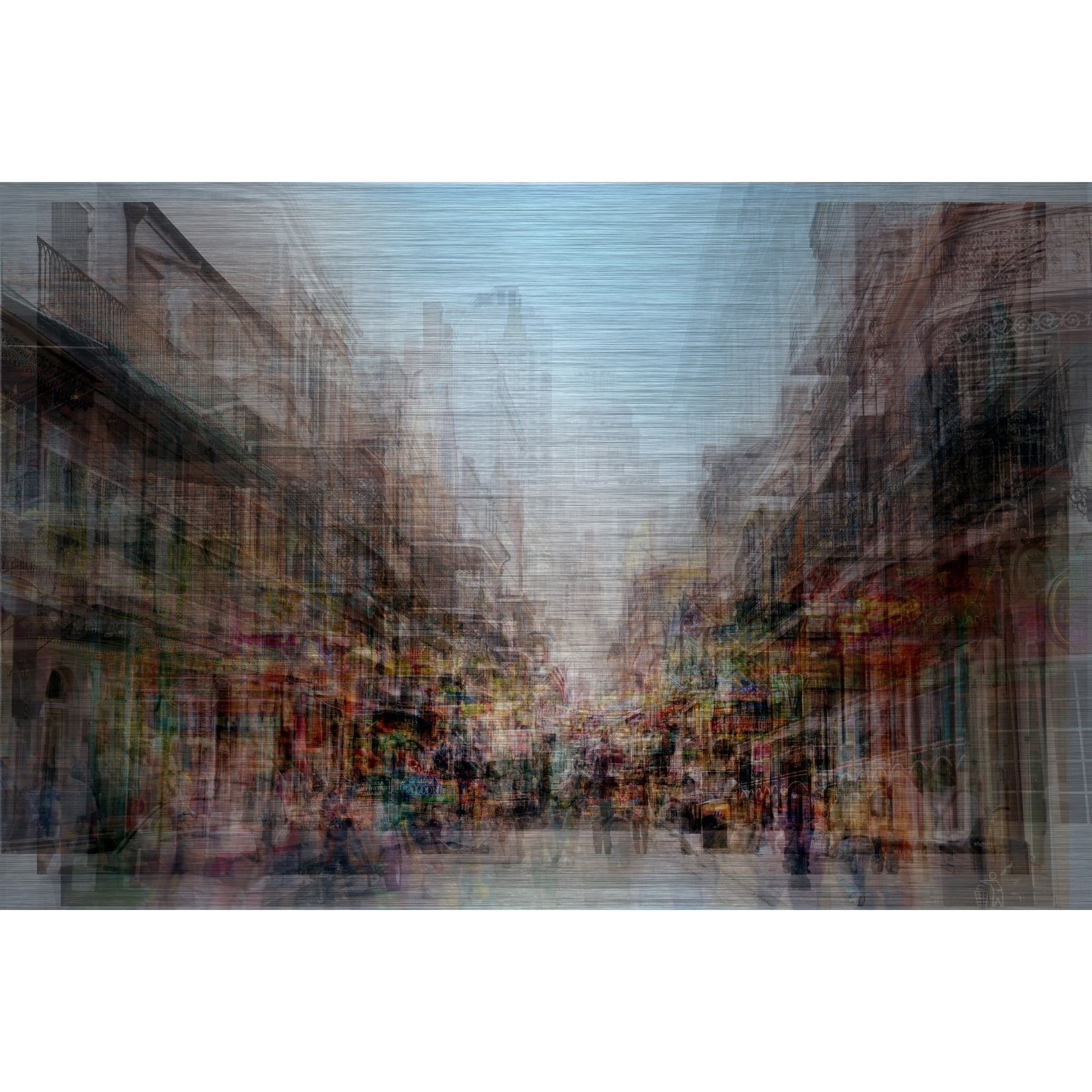 "French Origins" Painting Print on Brushed Aluminum