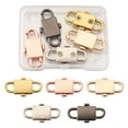 thumbnail image 1 of 5 Colors Adjustable Alloy Chain Buckles for Chain Strap Bag Accessories Mixed Color 32x17x5mm Hole: 6x6mm 5pcs/box, 1 of 9