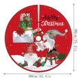 thumbnail image 2 of Xihbxyly Falda para Árbol de Navidad, Diseño de Lino Estampado, Lujosa Decoración de Abeto Artificial, Protección para El Suelo, Decoración Navideña, Sala de Estar, Dormitorio, Jardín, 90 X 90 Cm, 2 of 2