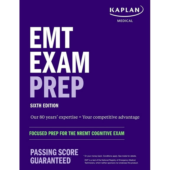 Pre-Owned EMT Exam Prep, Sixth Edition: Focused Prep for the Nremt Cognitive Exam (Paperback) 1506284671 9781506284675
