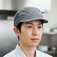 thumbnail image 7 of Jiibva Cloth Work Hat Chic Food Service Work Wear Cooking Hygienic Cap Smoke-proof Dust Breathable Mesh Chef Hat Hotel Restaurants, 7 of 7