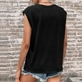 thumbnail image 5 of Mittory Women's Cap Sleeve Tank Top Crew Neck T Shirts Loose Fit Basic Summer Casual Tee Tops, 5 of 5