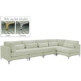 thumbnail image 2 of Julia Cream Velvet Modulaire en Coupe, 2 of 2