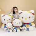 thumbnail image 3 of Muñeco de peluche de gato Sanria KT para niños, vestido suave Kawaii de cuerpo cruzado, juguete para regalo favorito, nueva tendencia, 3 of 4