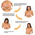 thumbnail image 4 of ALigoa Silicone Bra Invisible Push Up Sexy Strapless Bra Adhesive Backless Breast Enhancer for Women Lady Nipple Cover, Cup C, 4 of 9