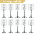 thumbnail image 6 of Glasseam 19.3” Elegant Twist Tall Silver Zinc Alloy Flower Vase, Set of 10, 6 of 6