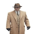 thumbnail image 1 of Men's Camel Two Flap Front Pockets Peaky Blinders Suit - Peaky Blinders Outfit + Overcoat + Hat By Alberto Nardoni Brand Designer, 1 of 3