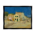 thumbnail image 2 of Stupell Industries The Yellow House Vinvent van Gogh Classic Painting Painting Metallic Gold Floating Framed Canvas Print Wall Art, Design by one1000paintings, 2 of 5