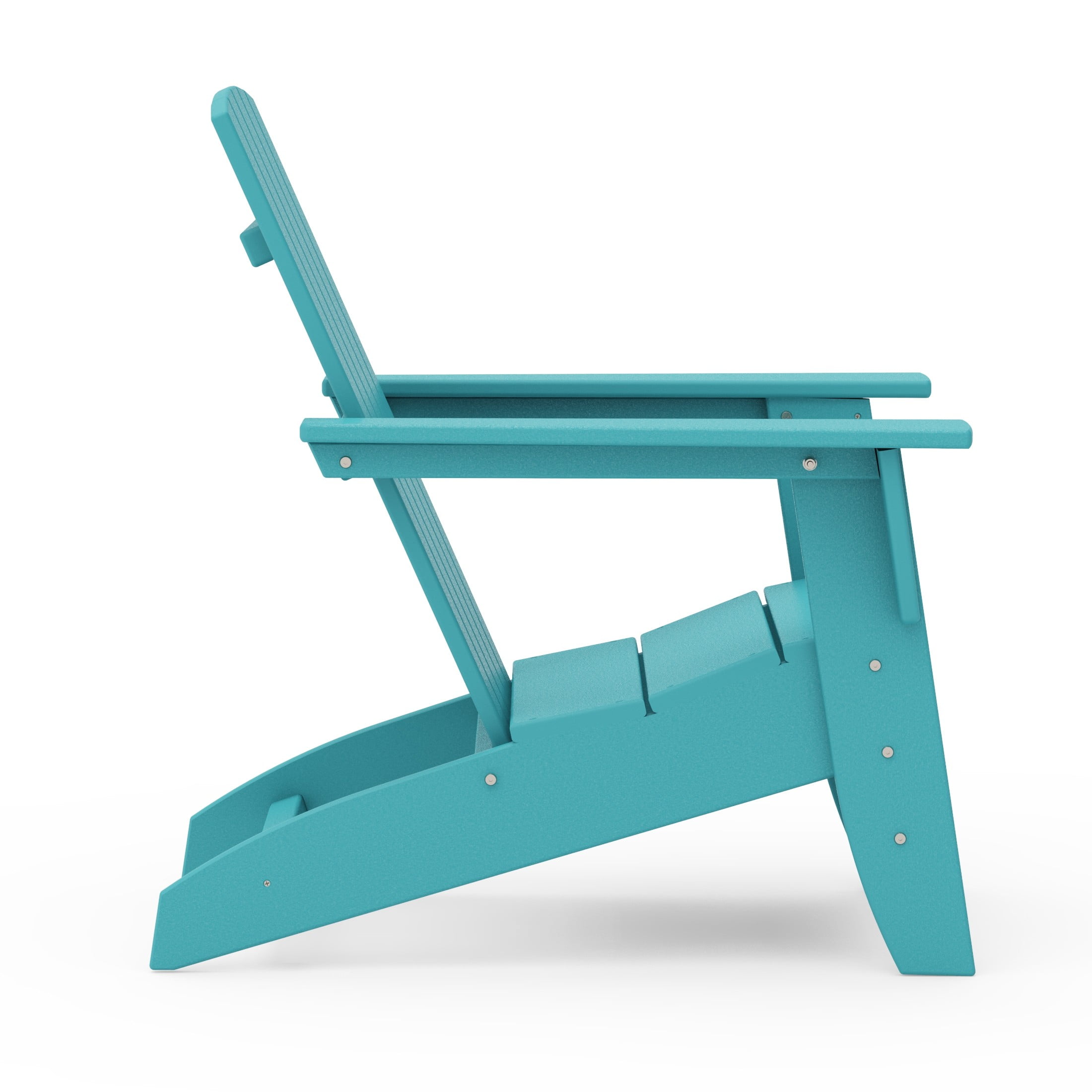 Better Homes & Gardens by POLYWOOD Southlake Outdoor Modern Adirondack Chair, All-Weather HDPE, Patio Seat, in Aruba